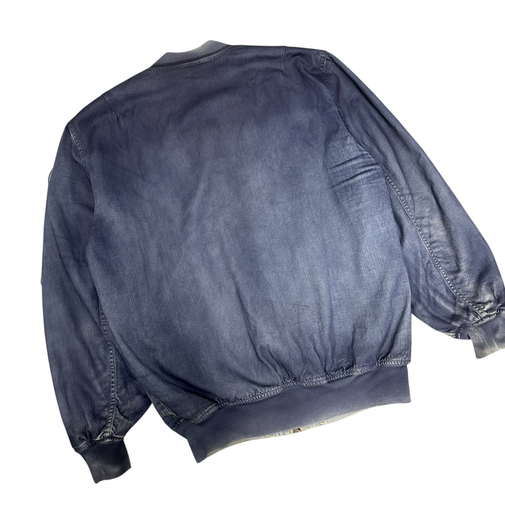 VIVIENNE WESTWOOD DENIM FLIGHT JACKET.