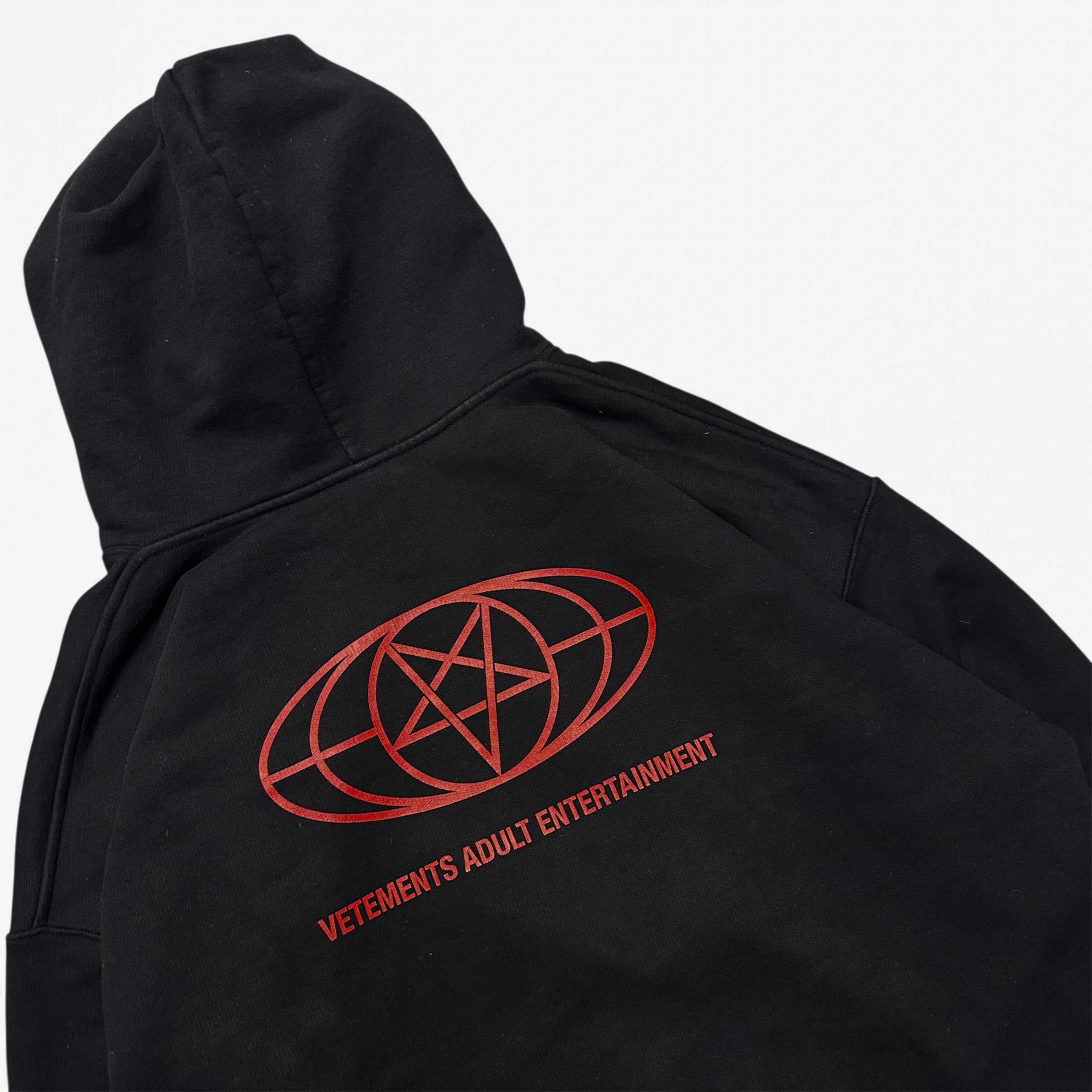 VETEMENTS RATED R RESTRICTED HOODIE