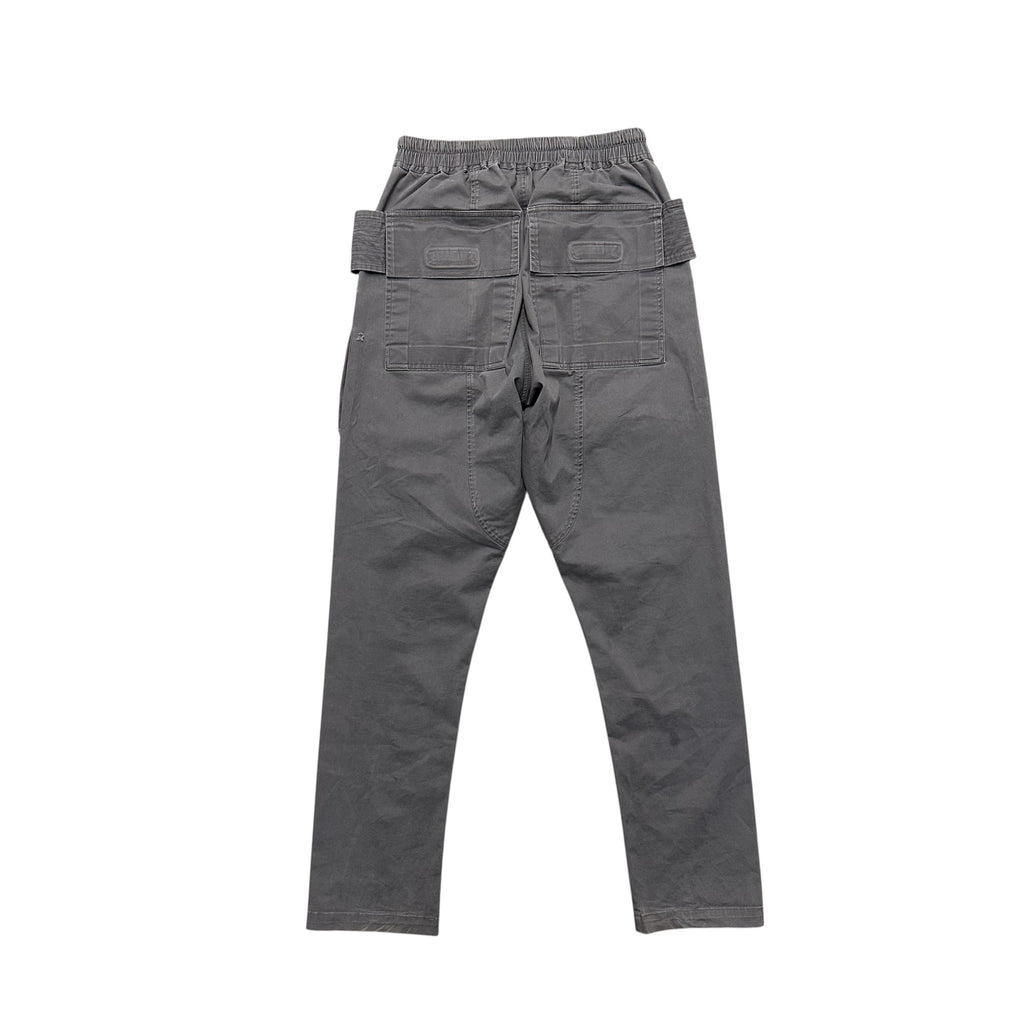 RICK OWENS DRKSHDW CREATCH CARGO GRAY PANTS