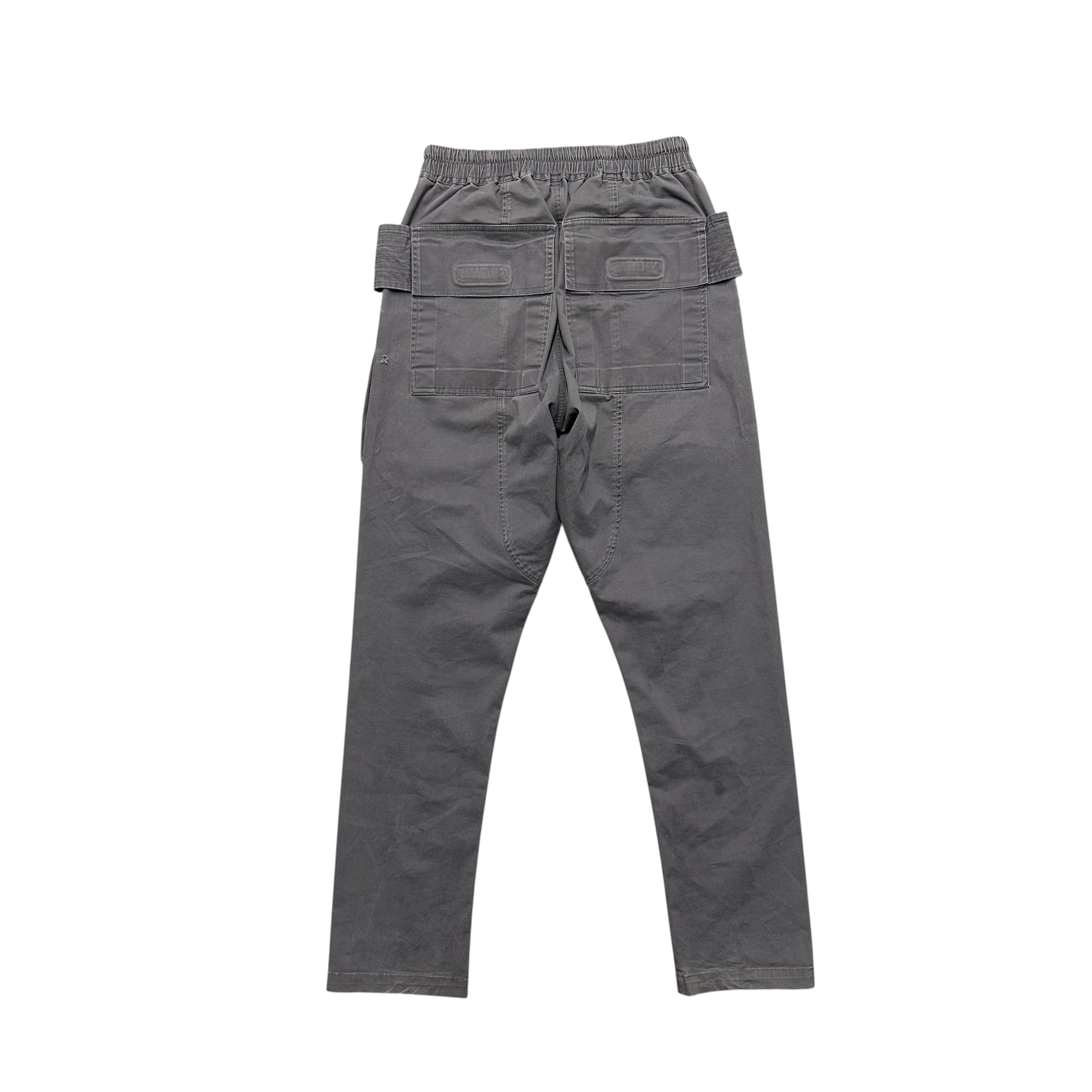 RICK OWENS DRKSHDW CREATCH CARGO GRAY PANTS