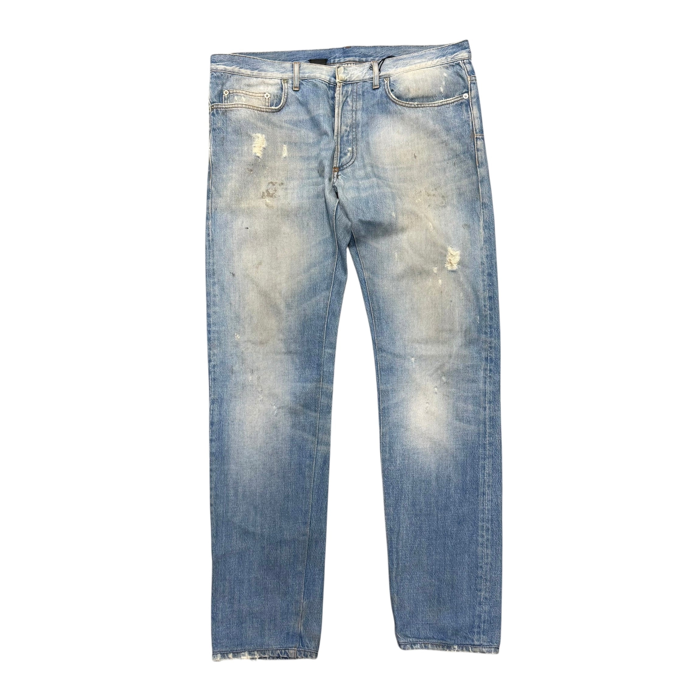 DIOR MUD WASH PAINTER DENIM.