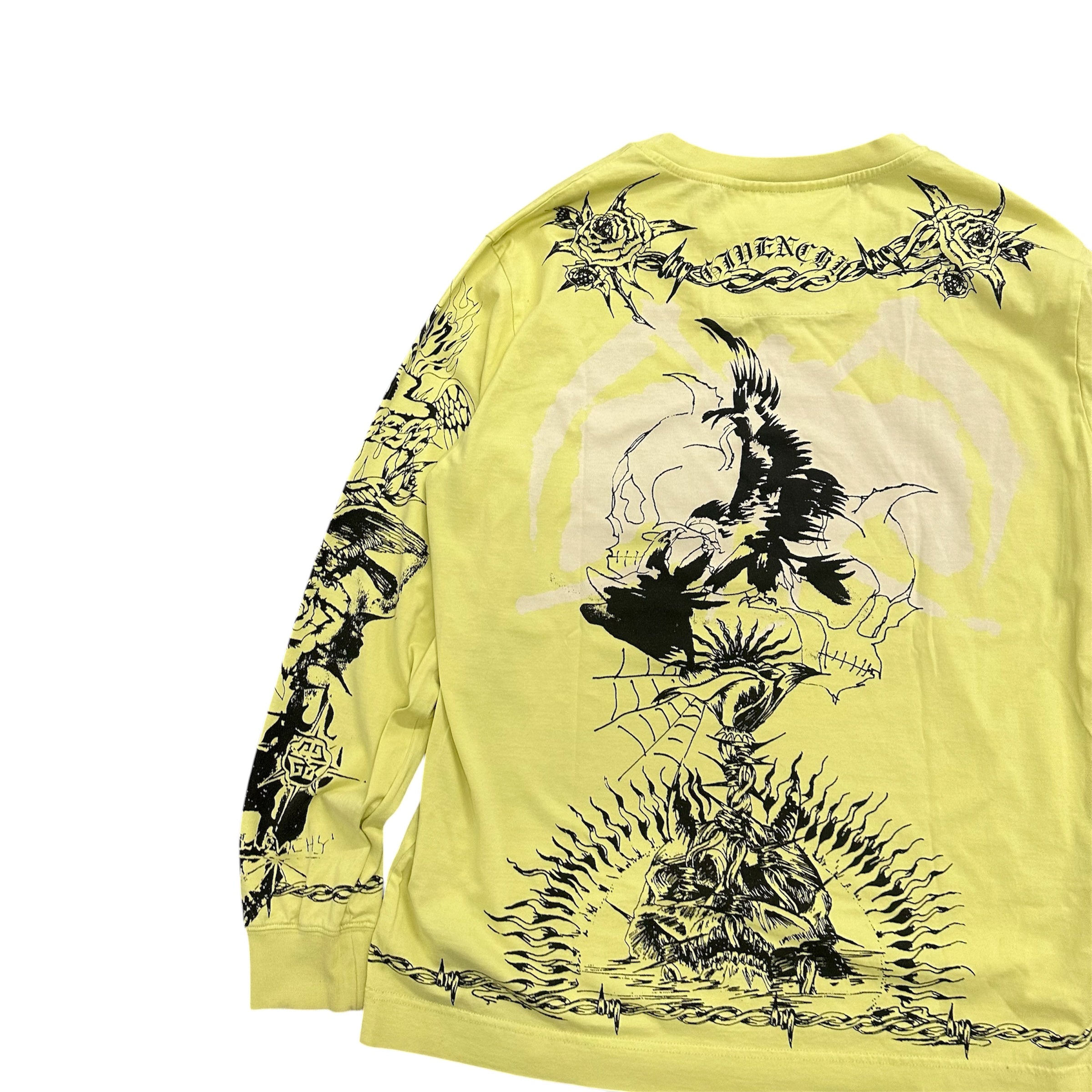 GIVENCHY GREEN TATTOO LONGSLEEVE
