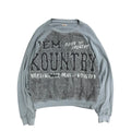 KAPITAL “DAILY LAUNDRY” HYBRID FUR SWEATER.