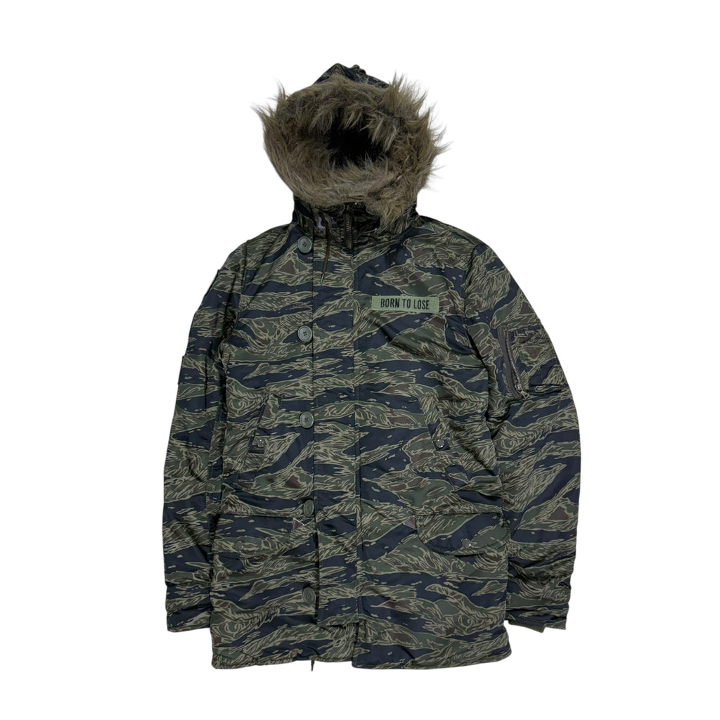 HYSTERIC GLAMOUR TIGER CAMO BOMBER JACKET