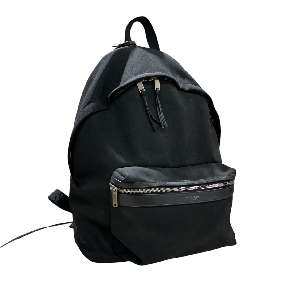 SAINT LAURENT PARIS BLACK BACKPACK