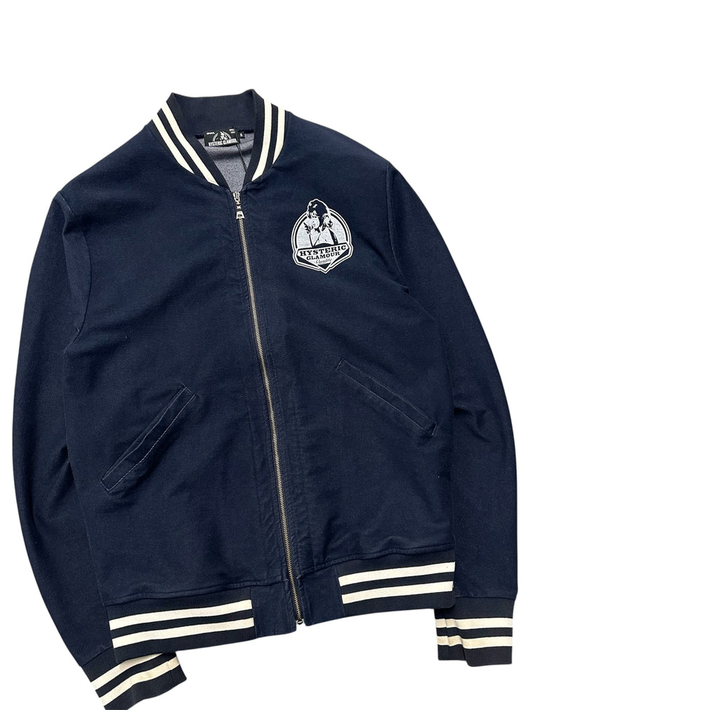 HYSTERIC GLAMOUR BLUE ZIP UP JACKET