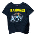 VINTAGE 2000'S RAMONES LOGO TEE.