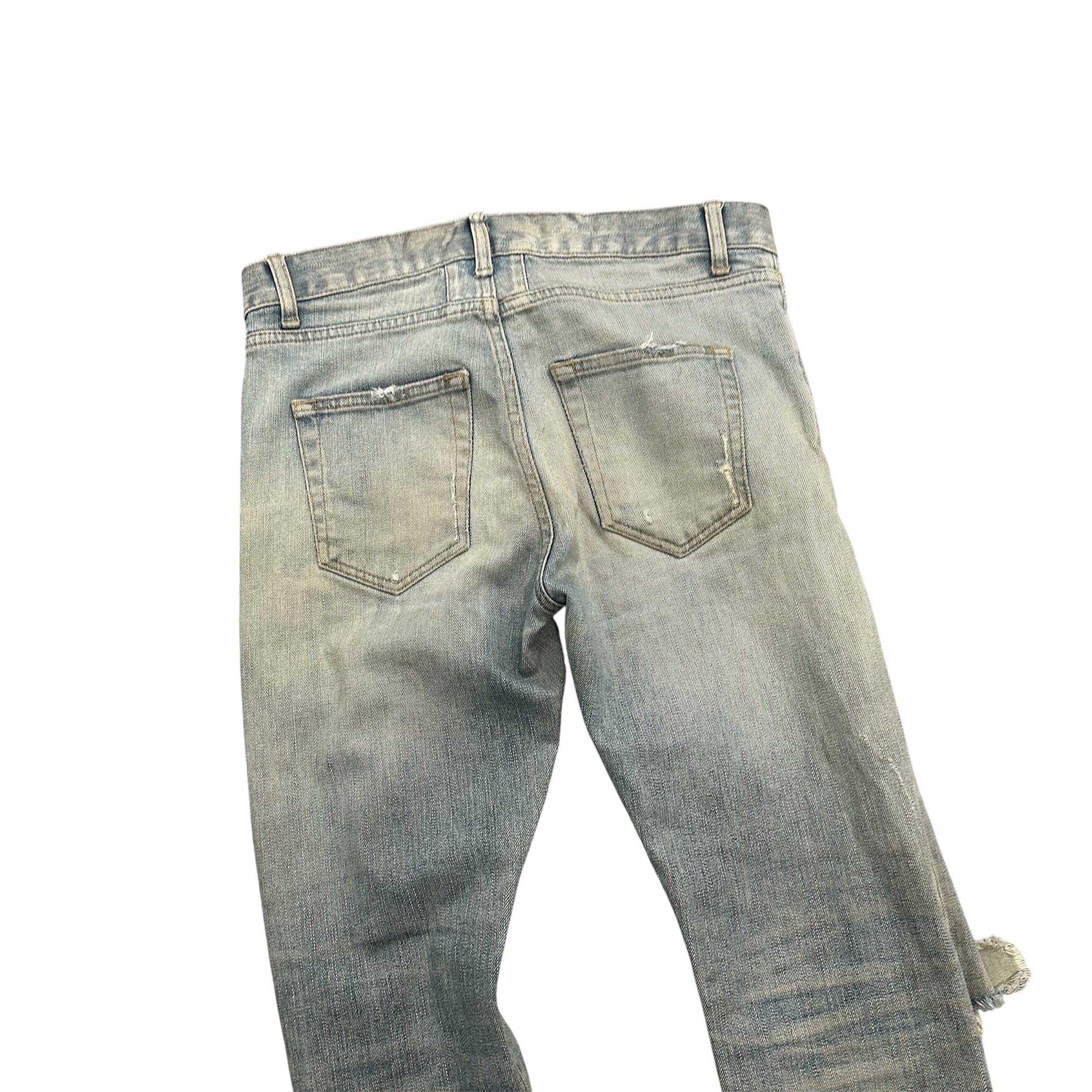 SAINT LAURENT D-02 CRASH DENIM