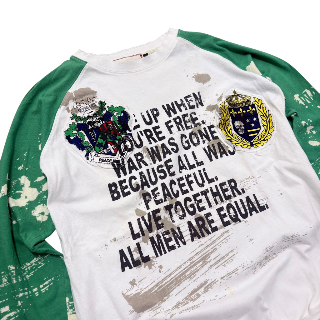 DAL FELLOW GREEN SKULL LONGSLEEVE SHIRT.