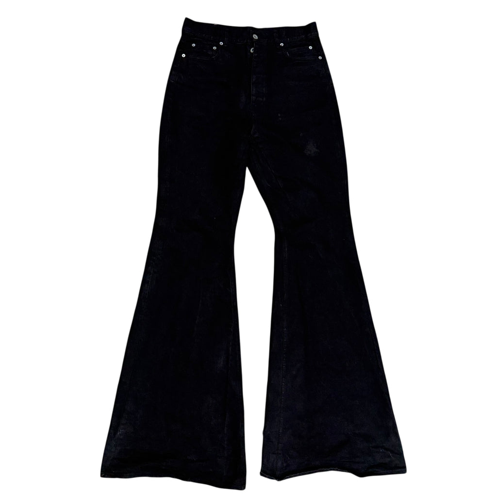 RICK OWENS FLARED BOLAN DENIM.