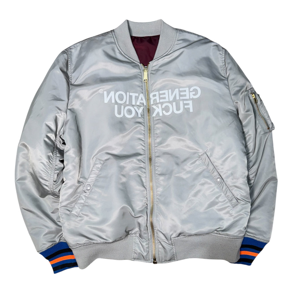 UNDERCOVER X SUPREME GENERATION FUCK YOU RESERVABLE BOMBER.
