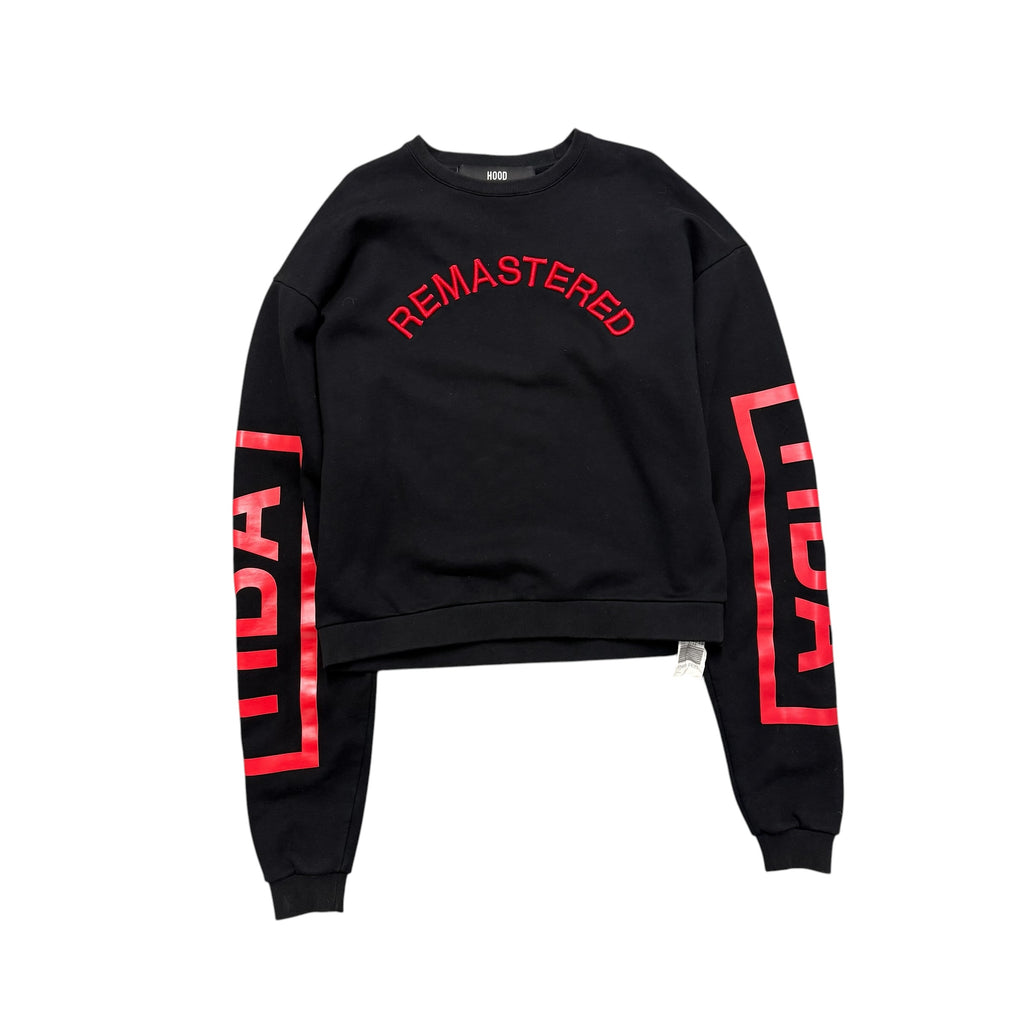 HBA REMASTERED RED AND BLACK SWEATER.