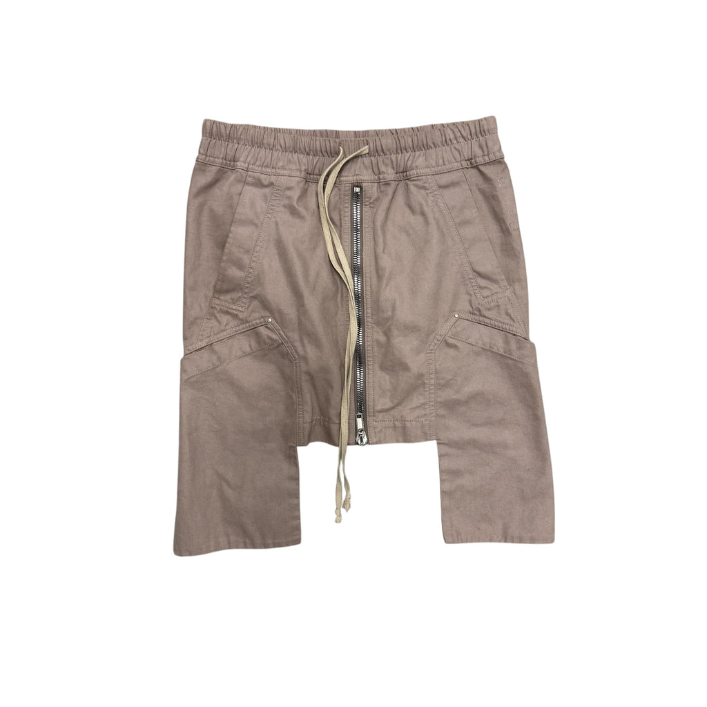 RICK OWENS DRKSHDW BEIGE DRACCA SKIRT.