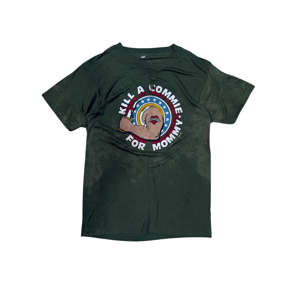 VINTAGE 80’s “KILL A COMMIE FOR MOMMY” TEE.