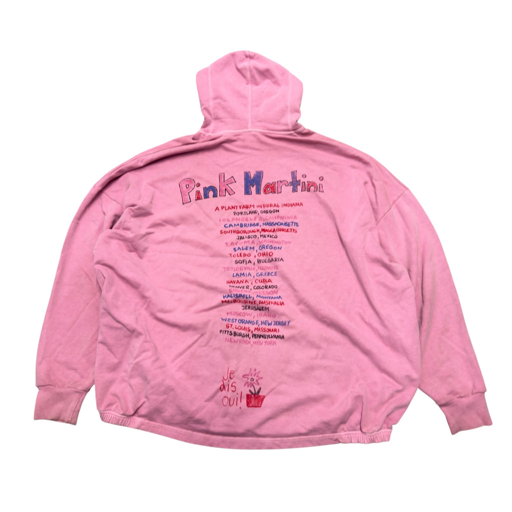 BALENCIAGA PINK MARTINI HOODIE.