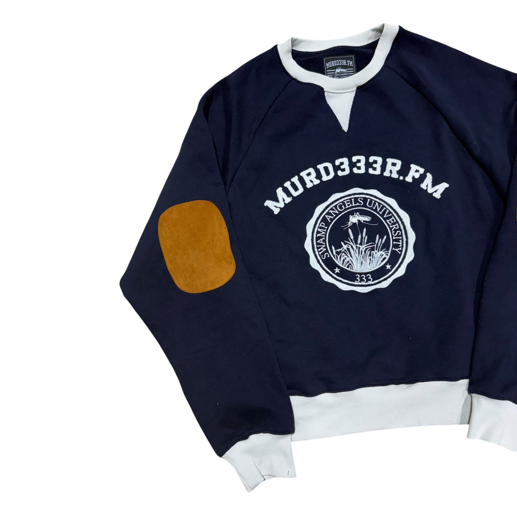 MURD333R.FM “SWAMP ANGELS UNIVERSITY” SWEATER.