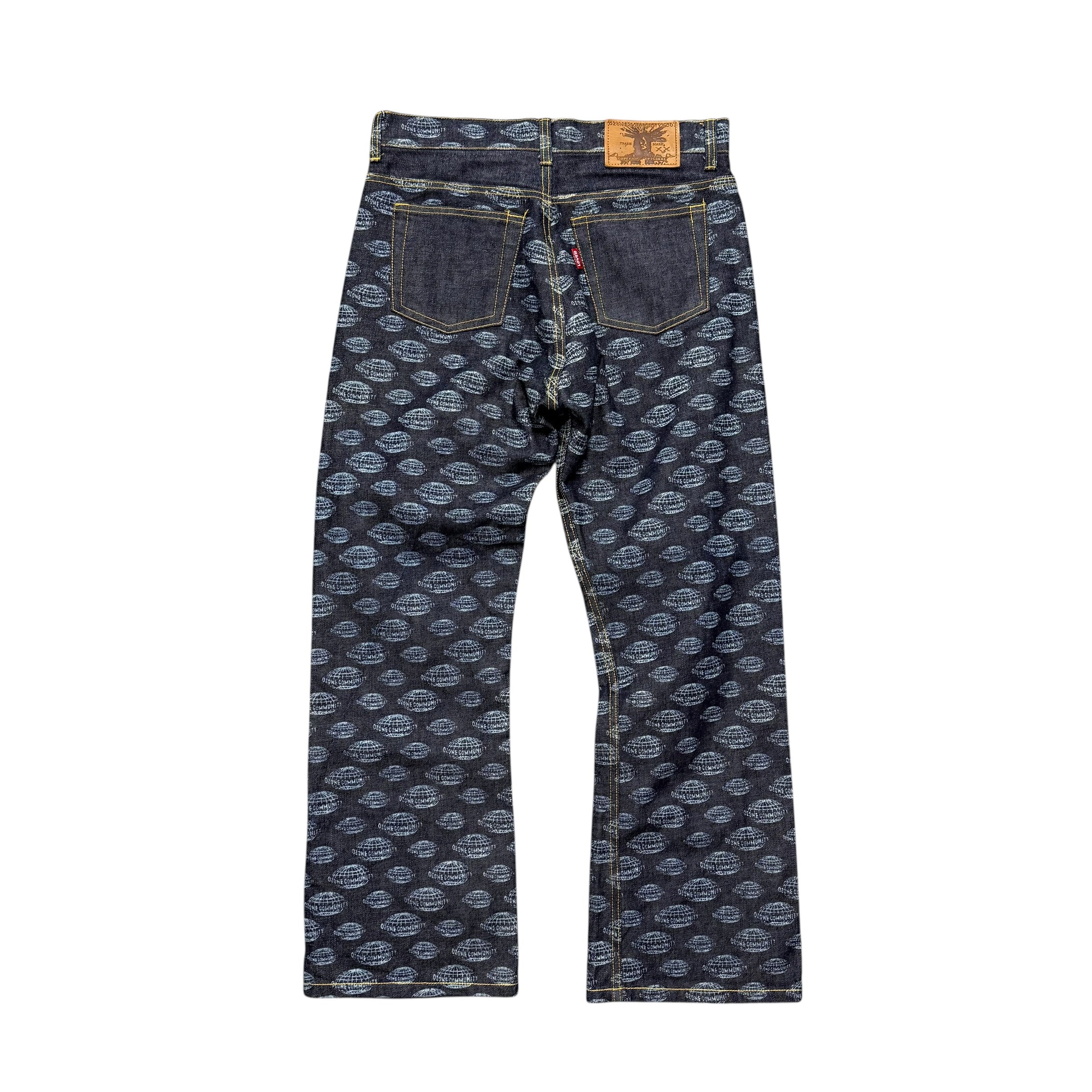 OZONE COMMUNITY ALL OVER PRINT DENIM.
