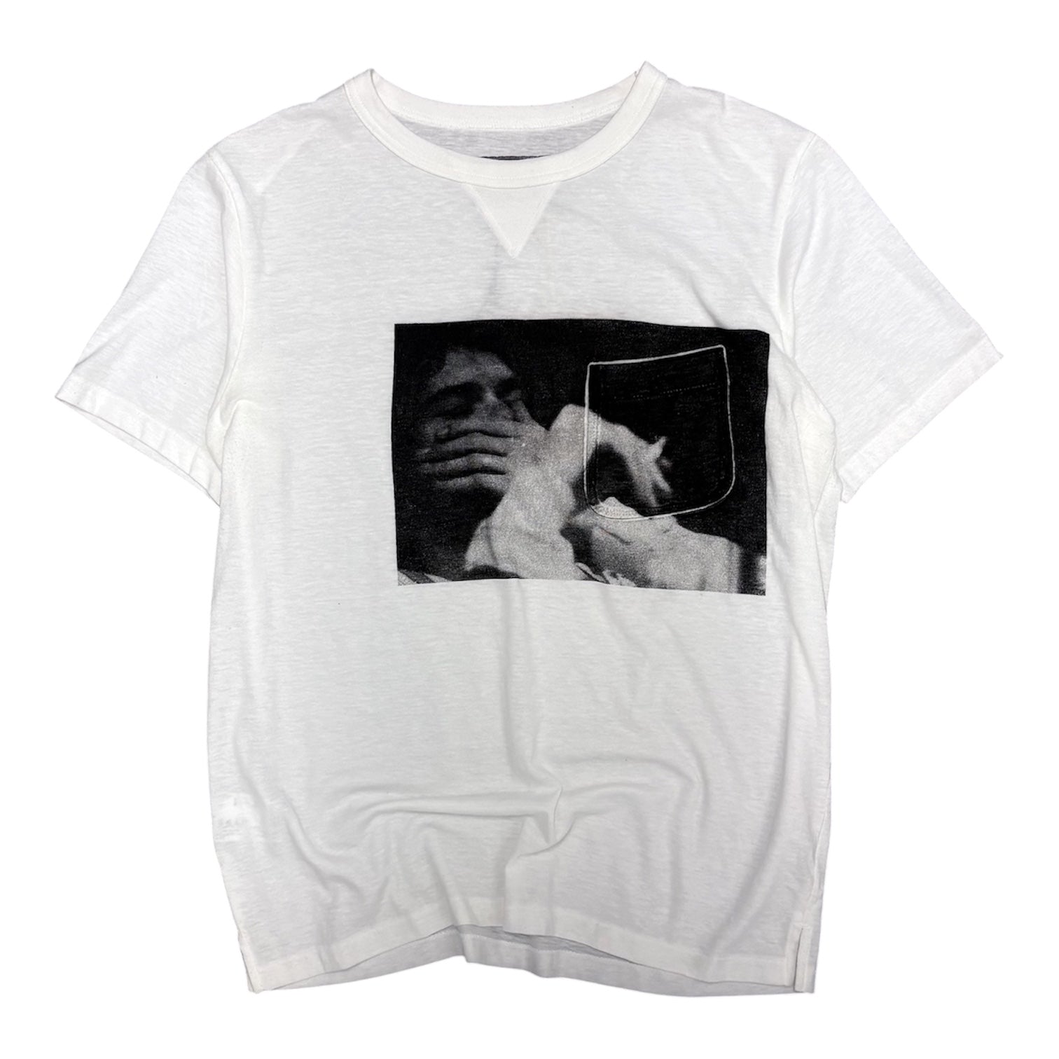 TAKAHIROMIYASHITA THE SOLOIST HIDDEN FACE POCKET TEE.