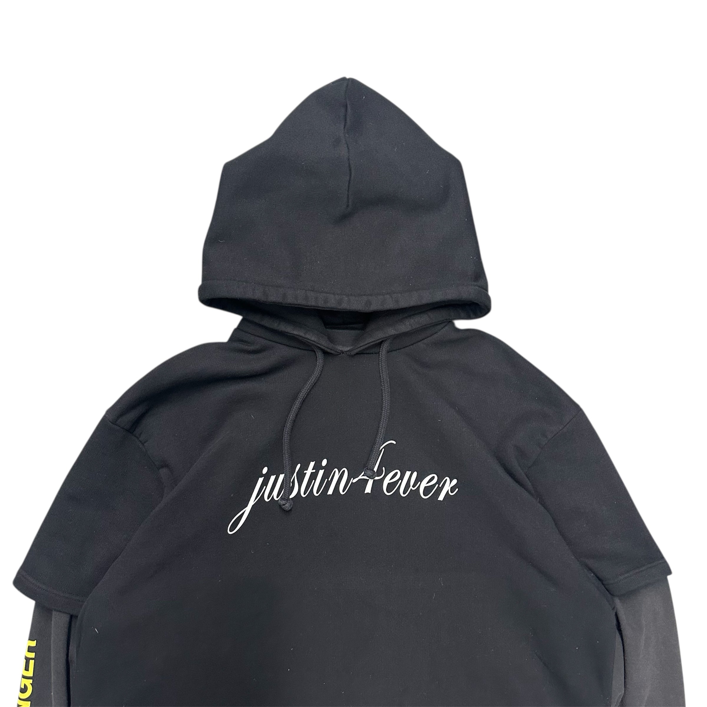 VETEMENTS 11 INCH GUN CLUB JUSTIN 4 EVER HOODIE