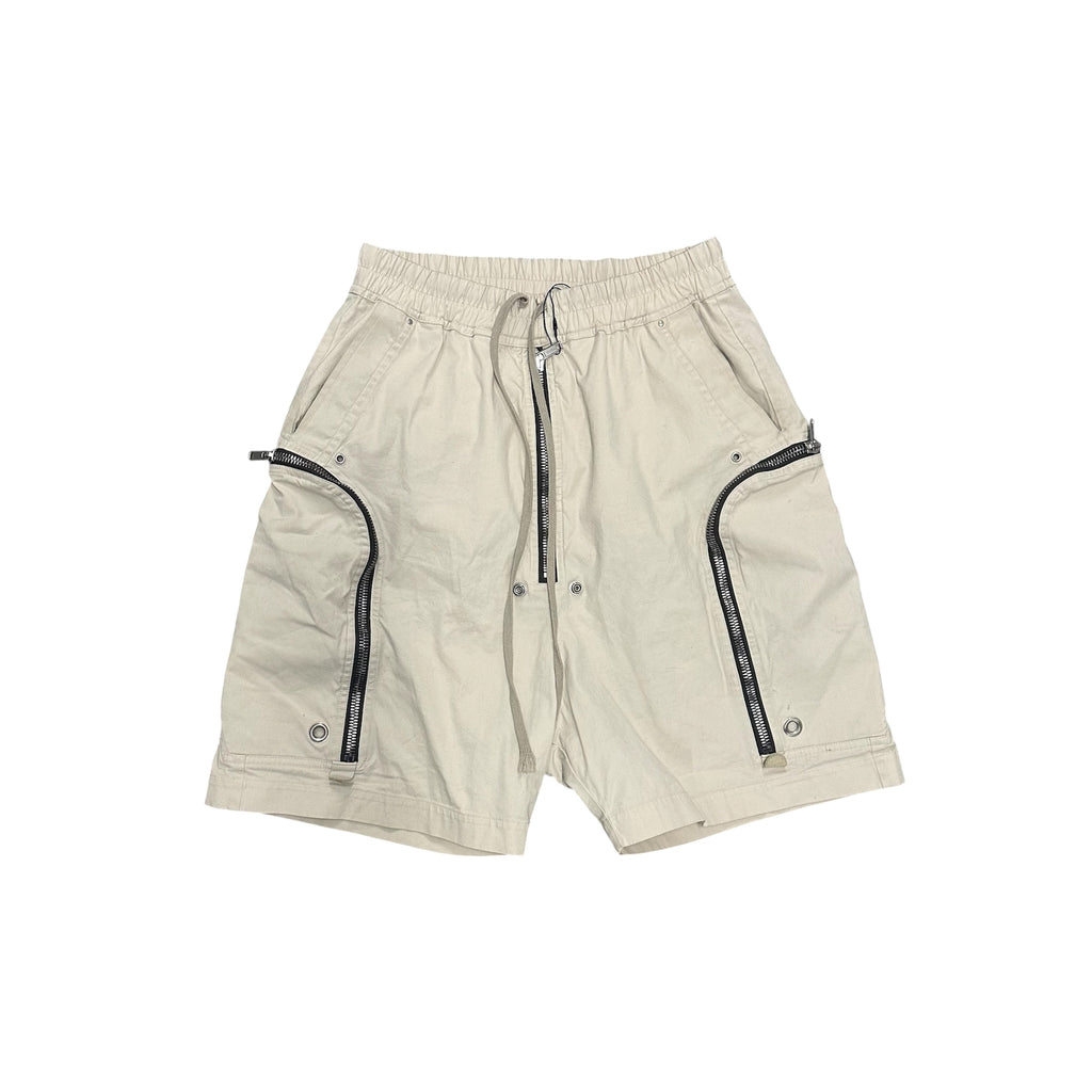 RICK OWENS BAUHAUS POD SHORTS.