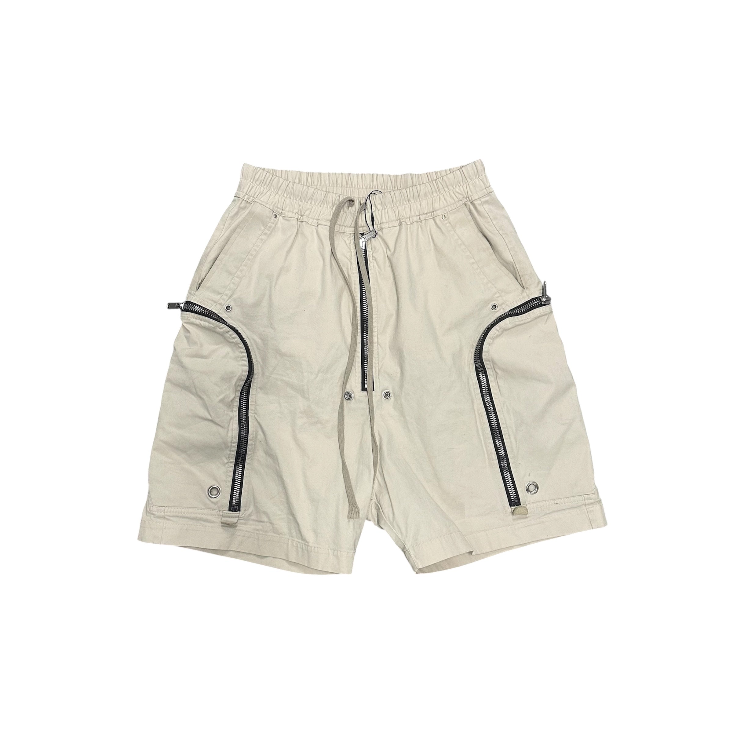 RICK OWENS BAUHAUS POD SHORTS.