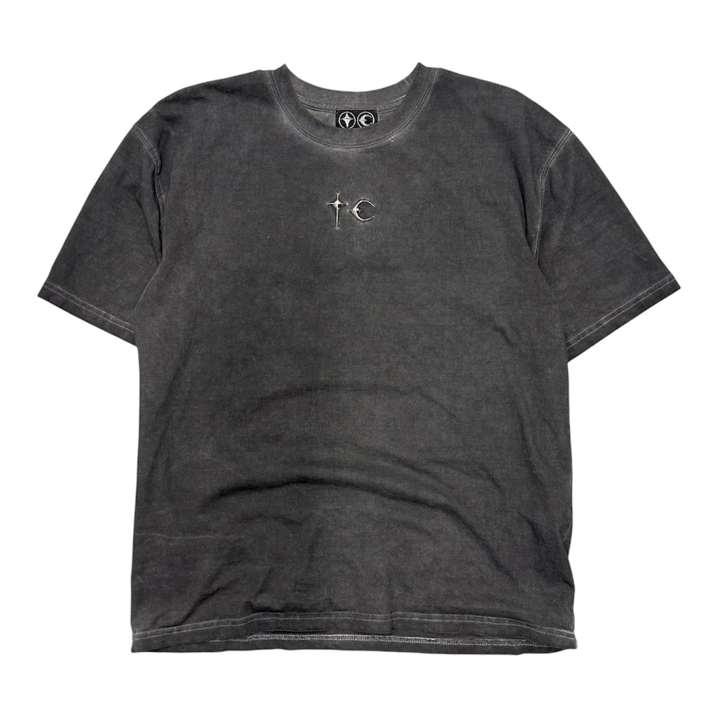 THUG CLUB FADED EMBROIDERED SHIRT.