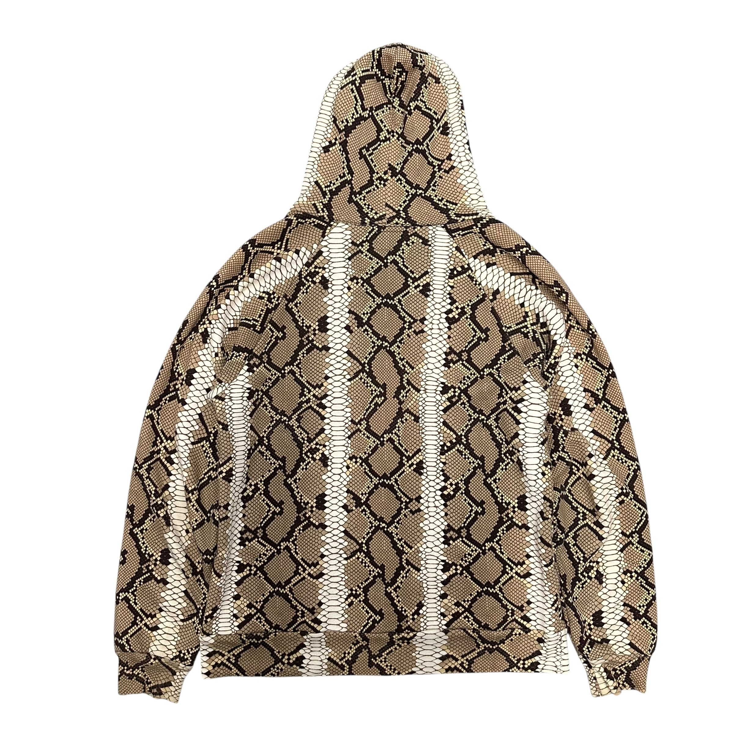 NUMBER (N)INE X NEEDLES SNAKE SKIN ZIPUP HOODIE.