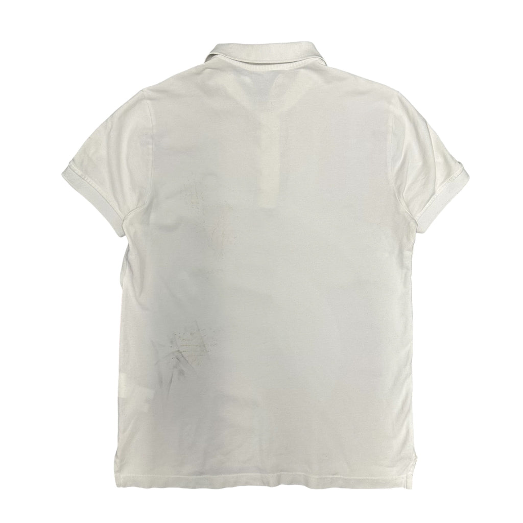 MOSCHINO "LOVE MOSCHINO" PEACE SIGN SHIRT.