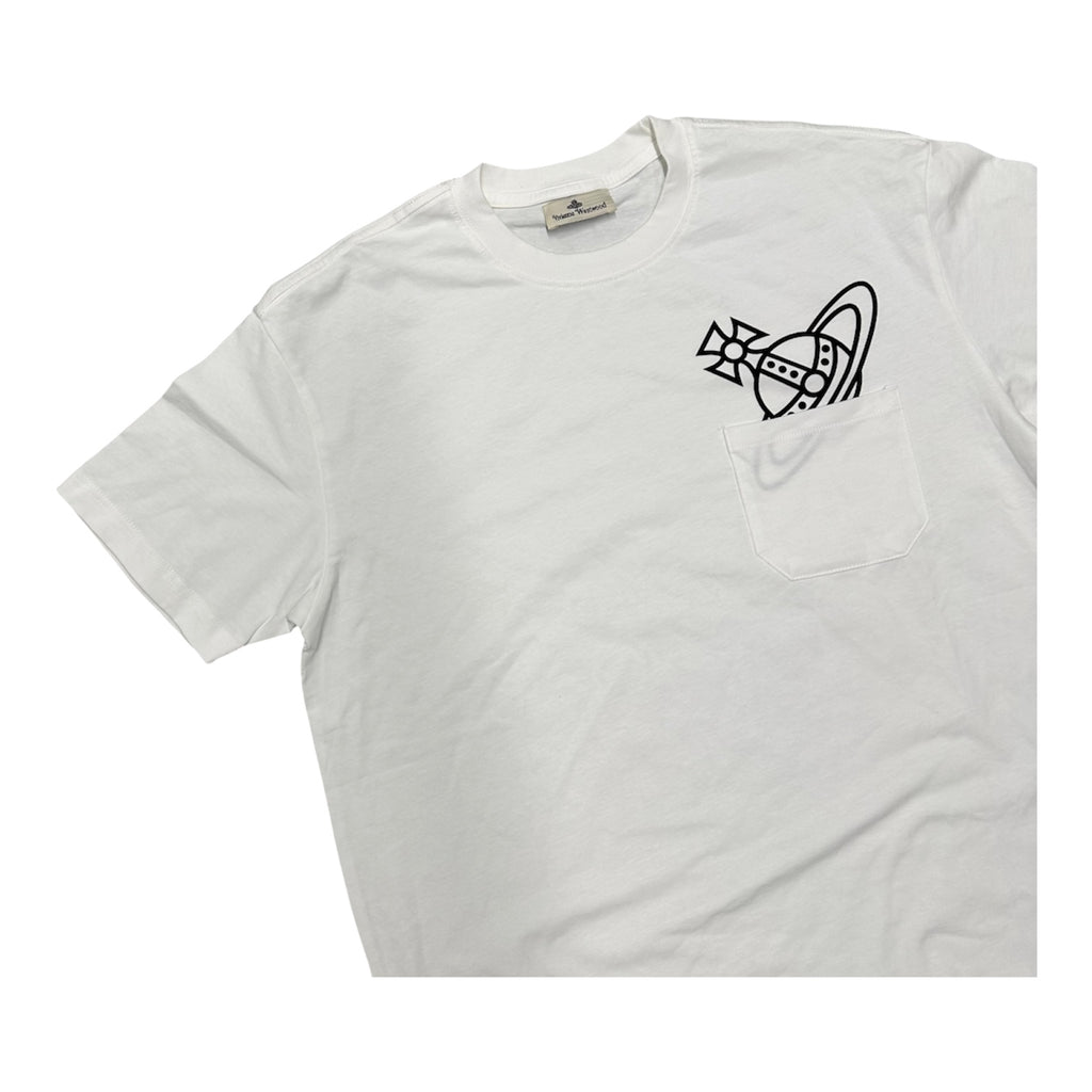 VIVIENNE WESTWOOD LOGO POCKET TEE.
