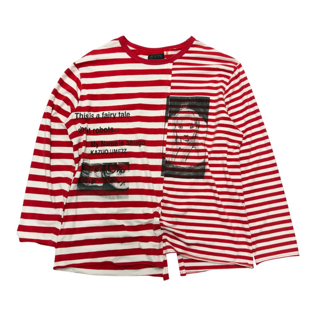 YOHJI YAMAMOTO S’YTE RED LONGSLEEVE SHIRT.