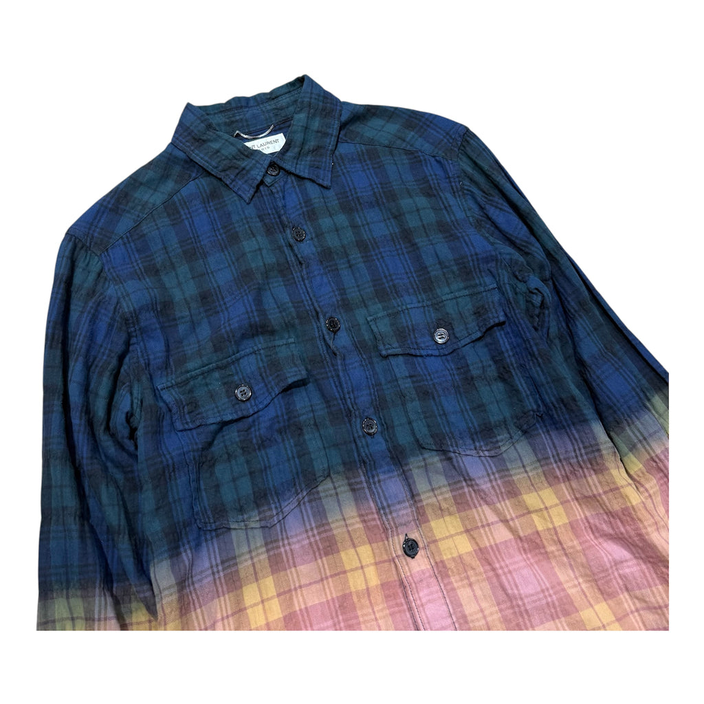SAINT LAURENT FLANNEL OMBRÉ
