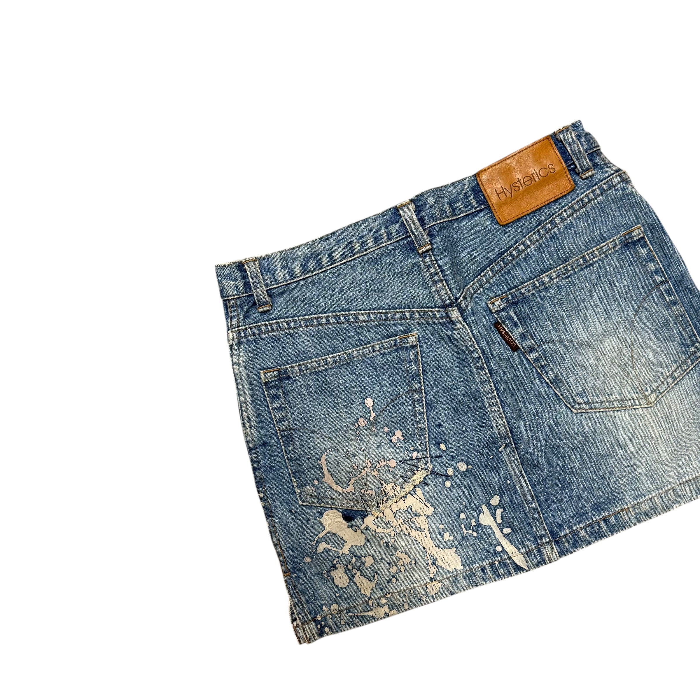 BLUE HYSTERIC GLAMOUR SKIRT.