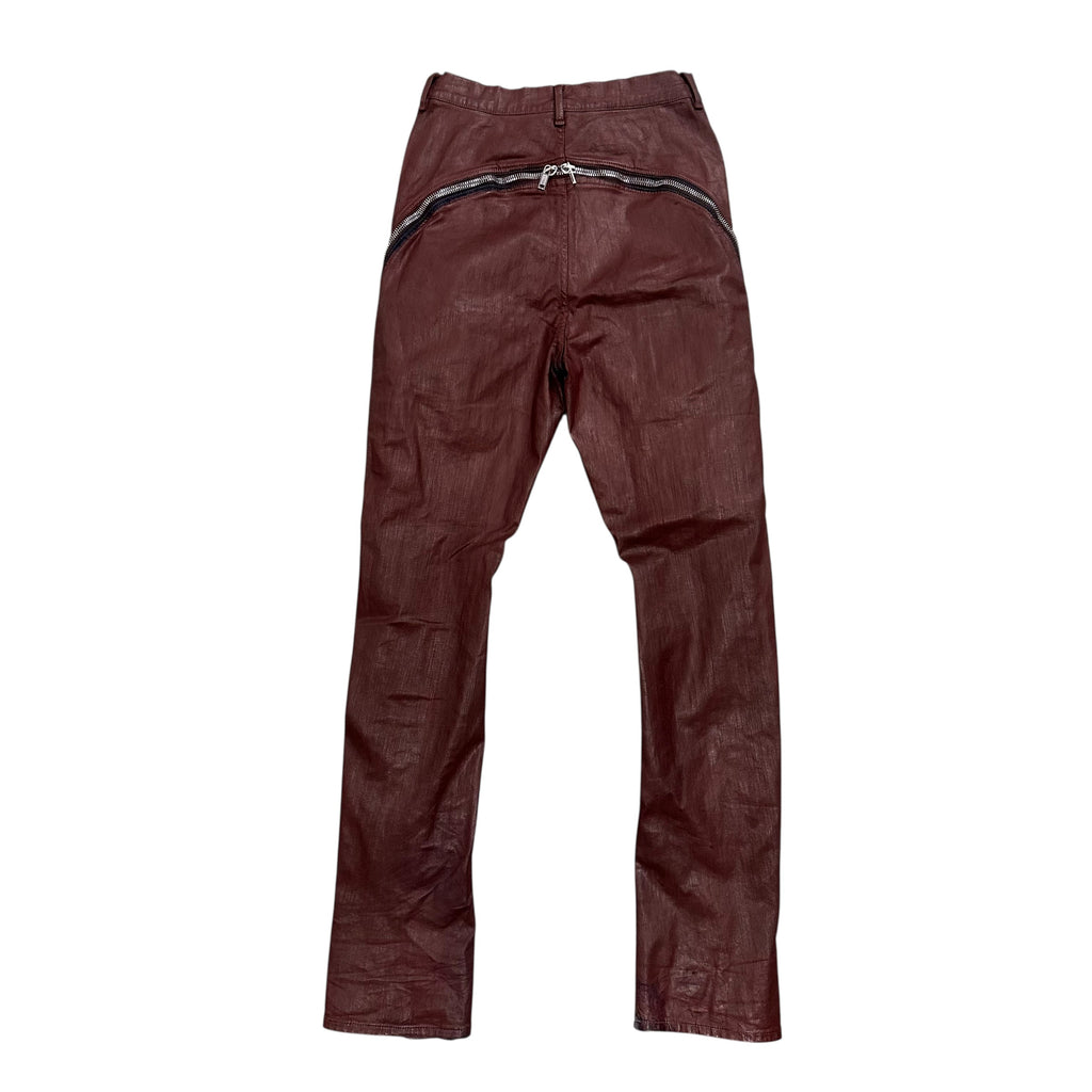 RICK OWENS DRKSHDW SCAB WAX DENIM.