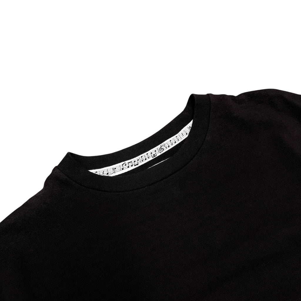 NUMBER (N)INE MUSIC COLLAR TEE.