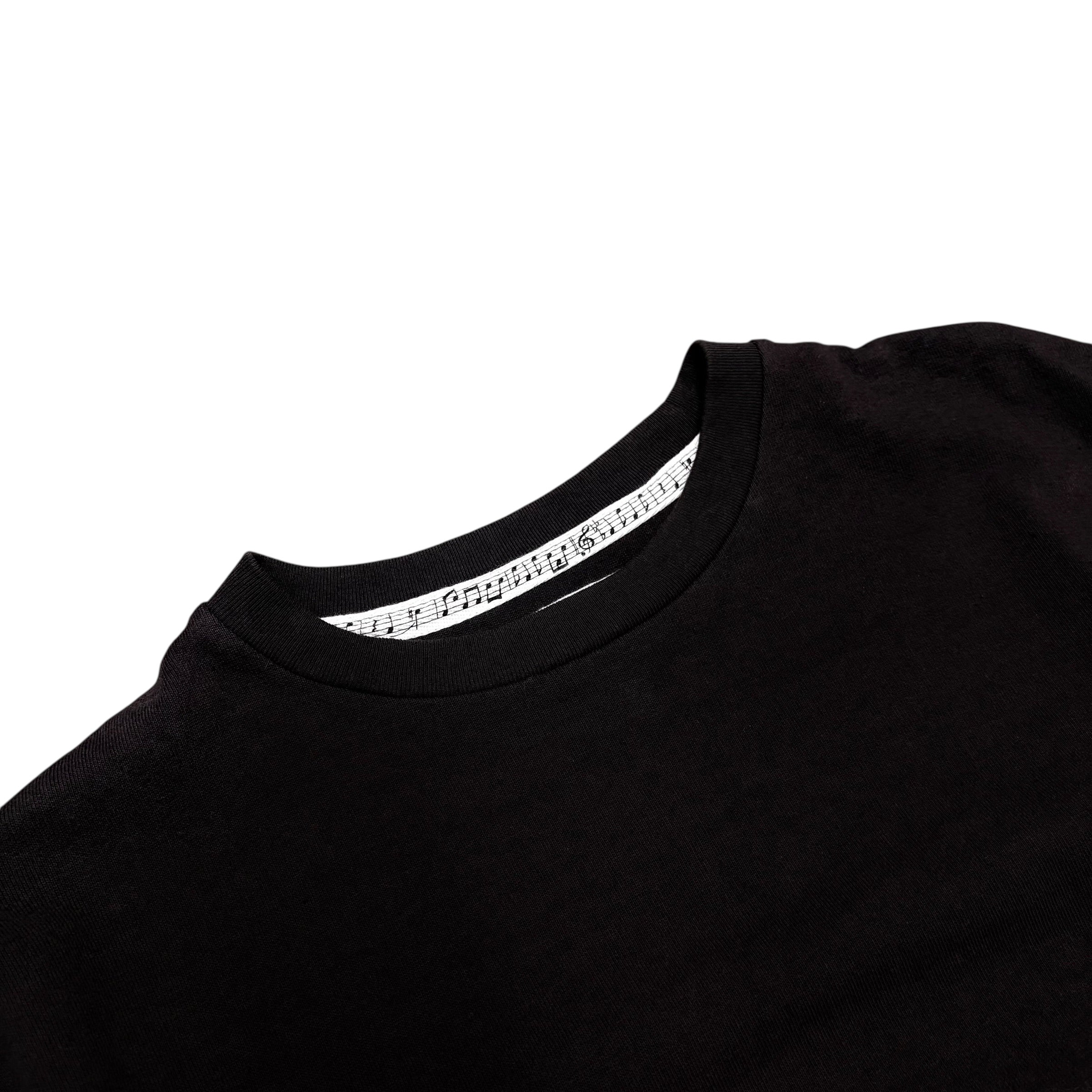 NUMBER (N)INE MUSIC COLLAR TEE.