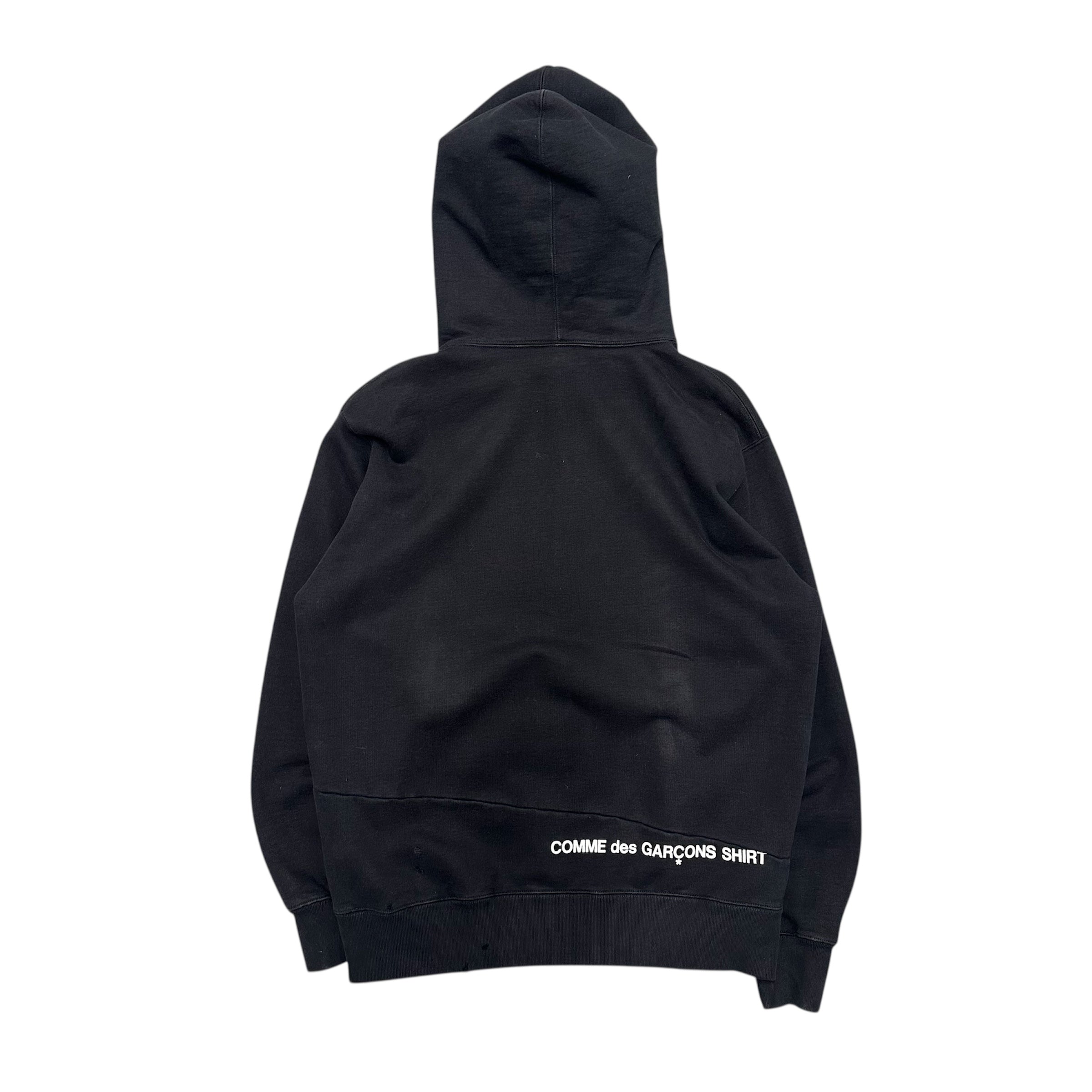 SUPREME X COMME DES CARÇONS SPLIT HOODIE.