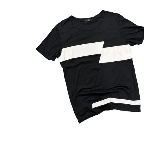 5351 HOMME BLACK & WHITE TEE.