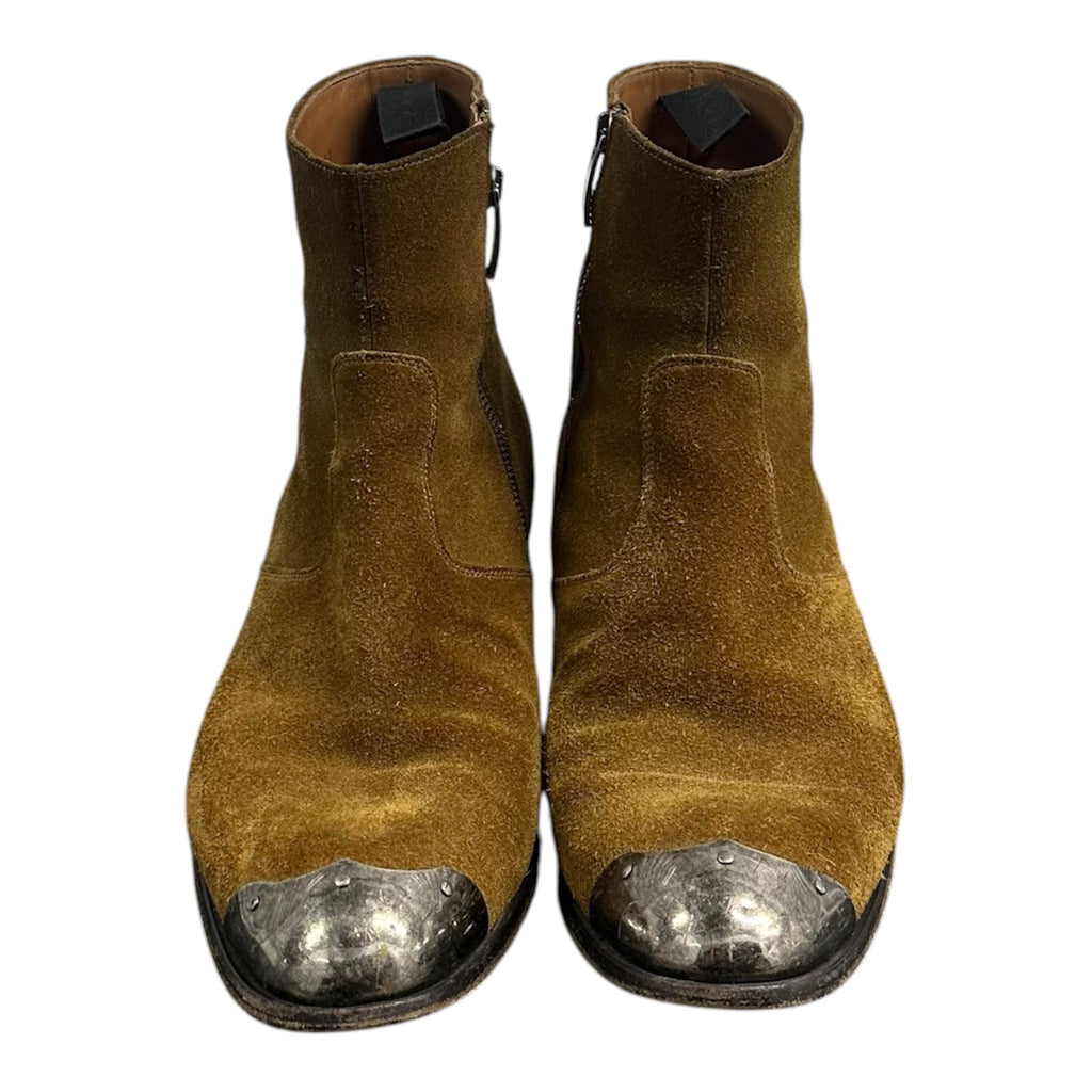 GIUSEPPE ZANOTTI WESTERN STEEL TOE BOOTS.