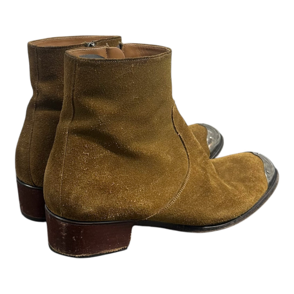 GIUSEPPE ZANOTTI WESTERN STEEL TOE BOOTS.