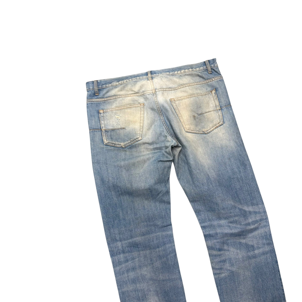 DIOR MUD WASH PAINTER DENIM.