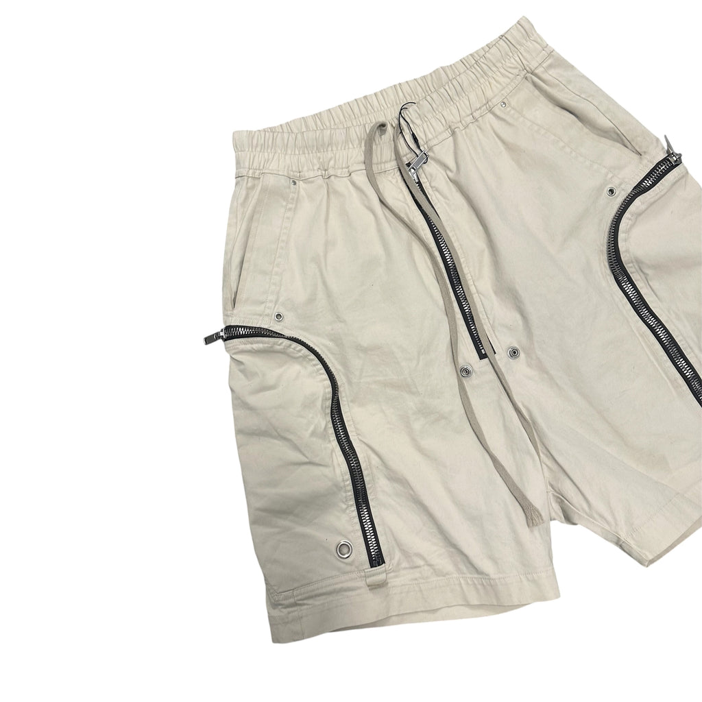 RICK OWENS BAUHAUS POD SHORTS.