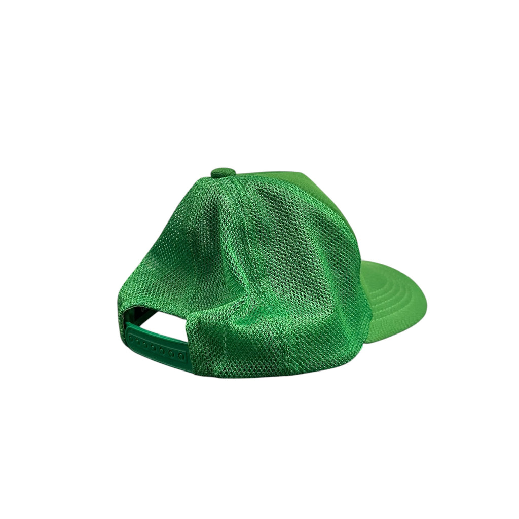 HYSTERIC GLAMOUR GREEN TRUCKER HAT.
