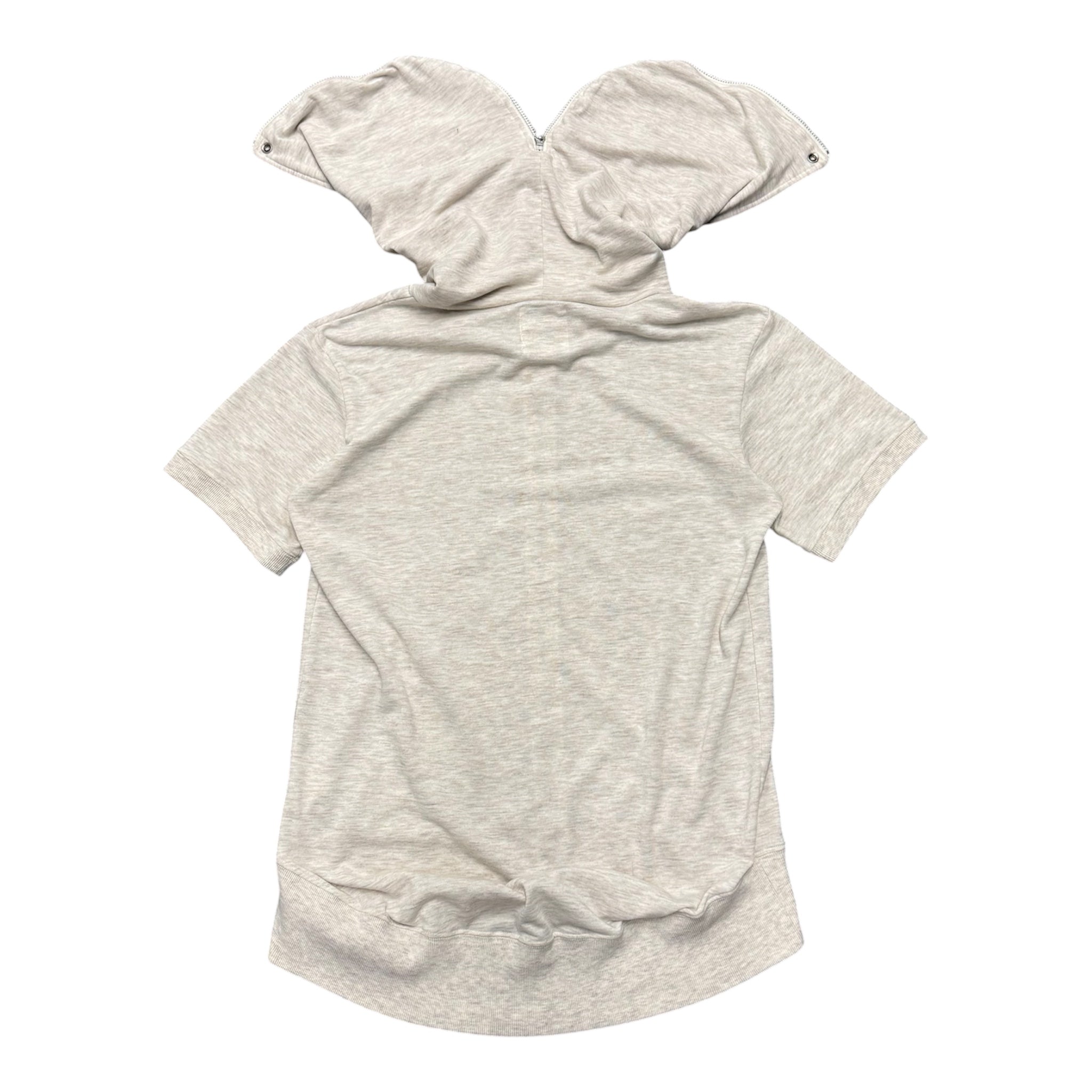 PPFM SPLIT HOODED VEST JACKET.