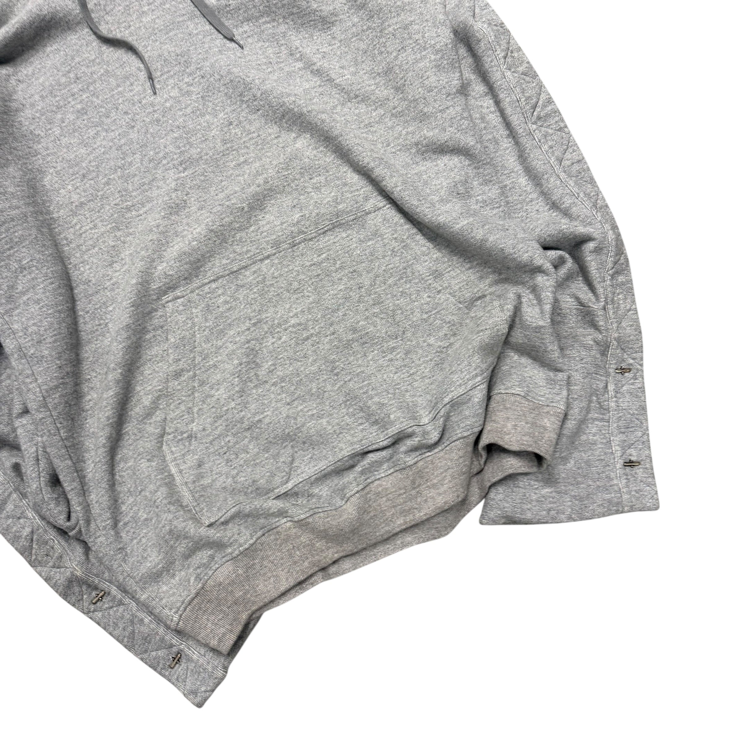 Y PROJECT GRAY OVERSIZED HOODIE.
