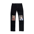 RAF SIMONS A/W 18 CHRISTIANE F PATCH JEANS