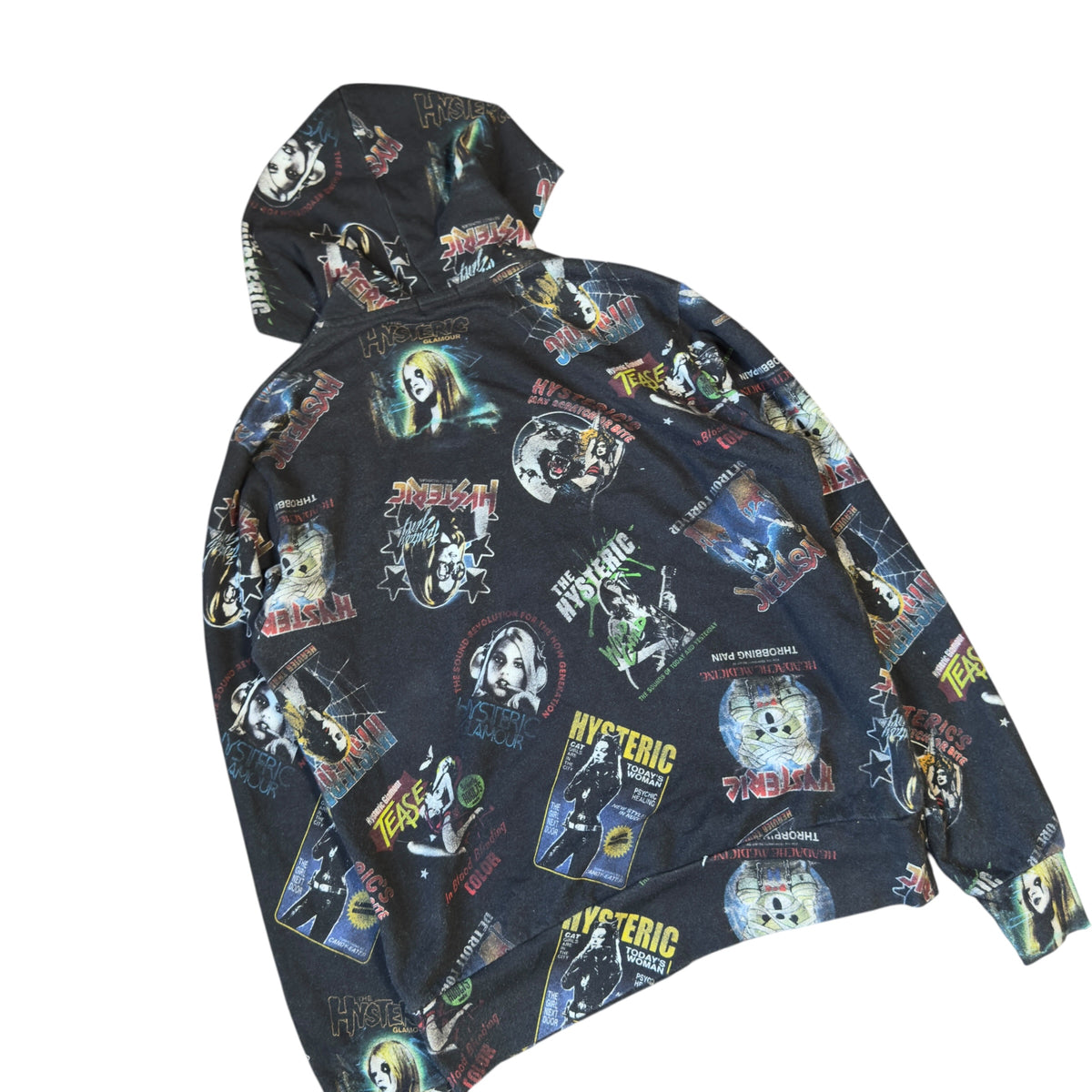HYSTERIC GLAMOUR BEAR AOP ZIPUP JACKET.