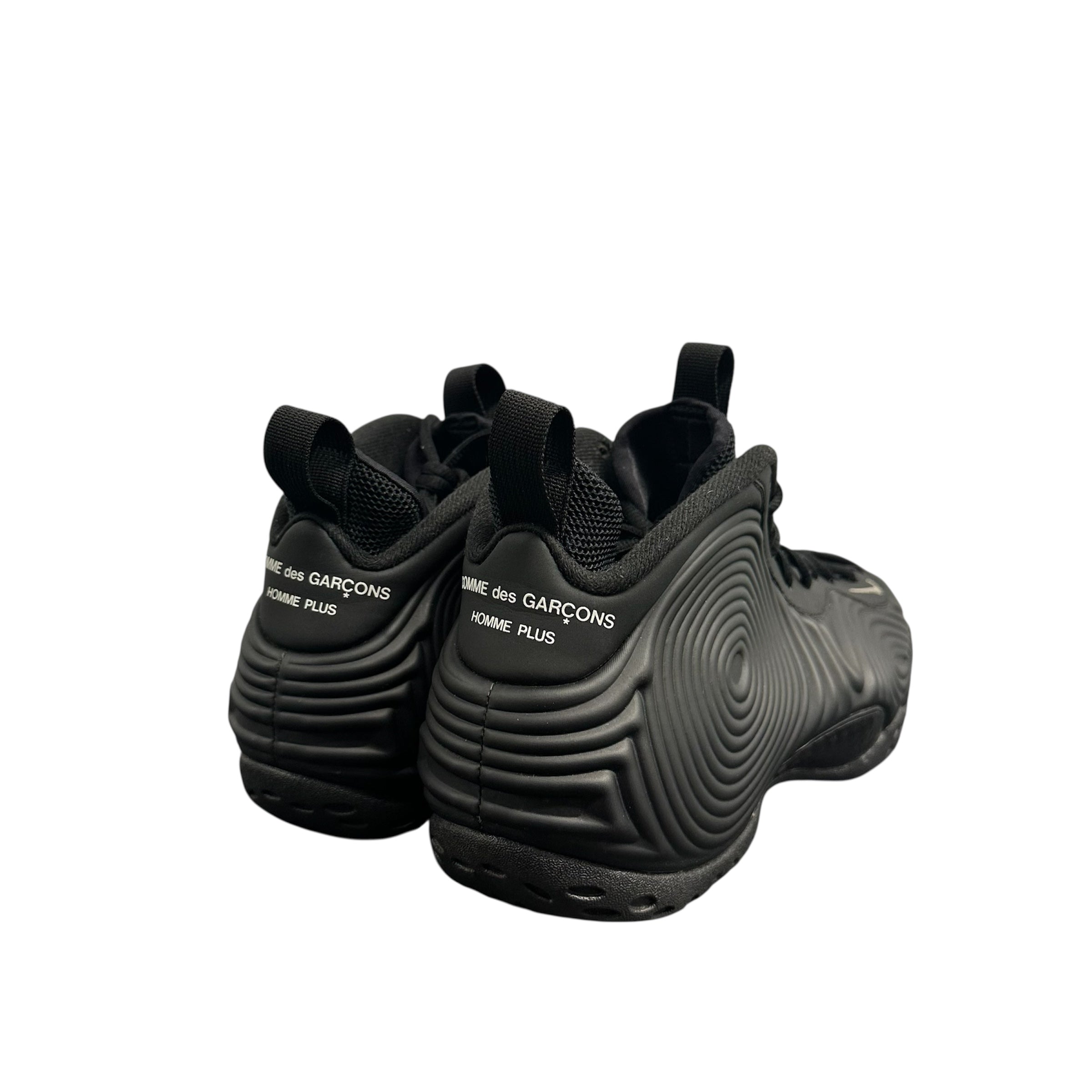 NIKE X CDG BLACK FOAMPOSITES.