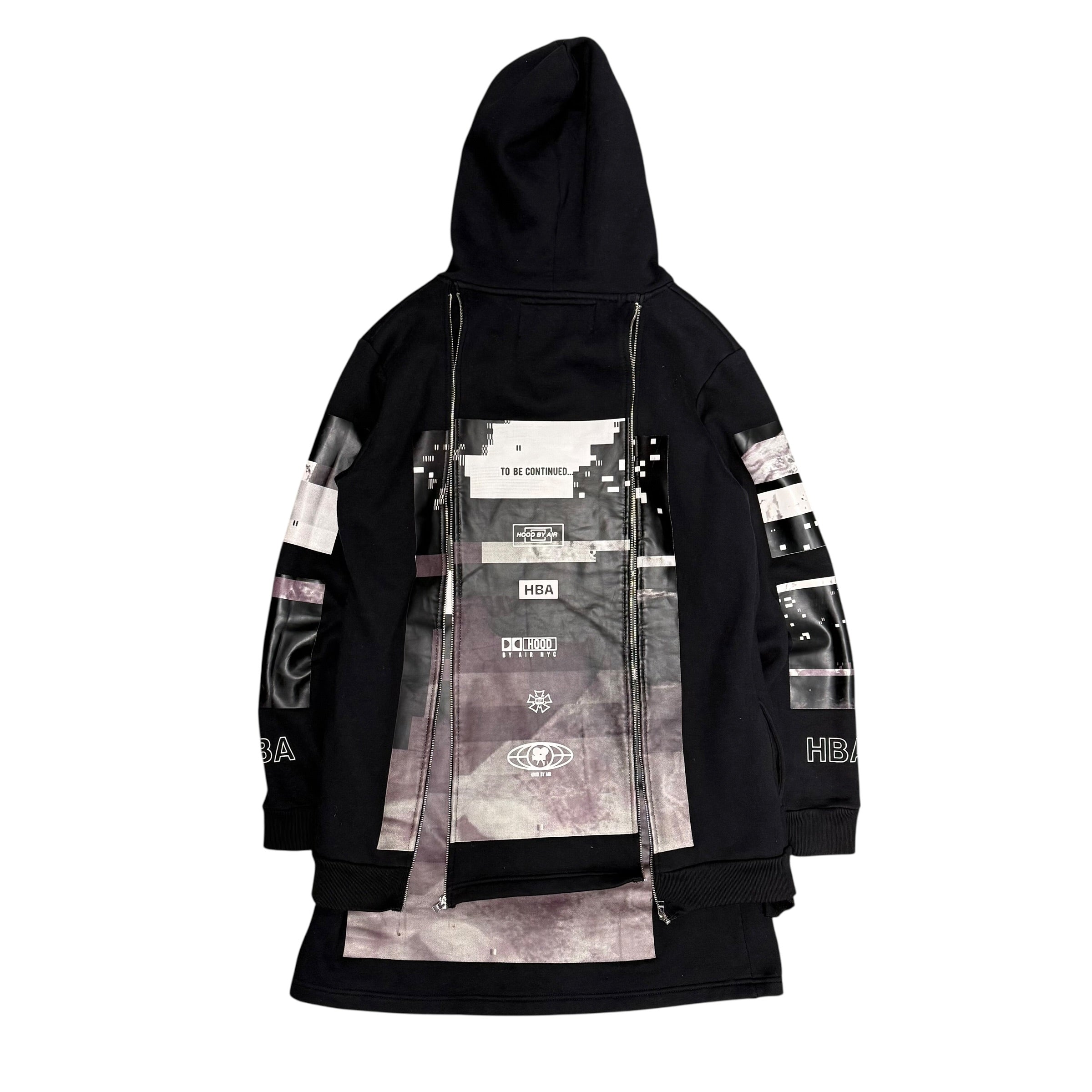 HOOD BY AIR AW14 ORGAN & BONES HOODIE.