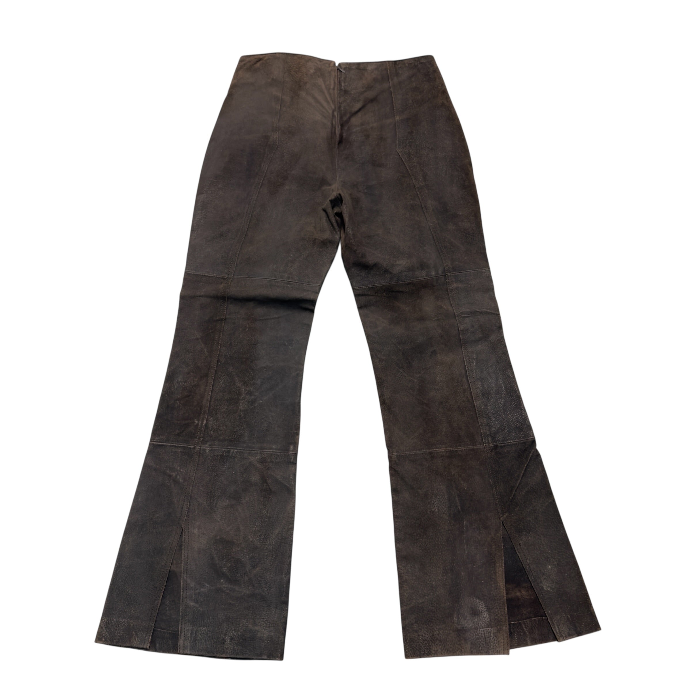 MARCELLE RENÈE LEATHER LACEUP PANTS.