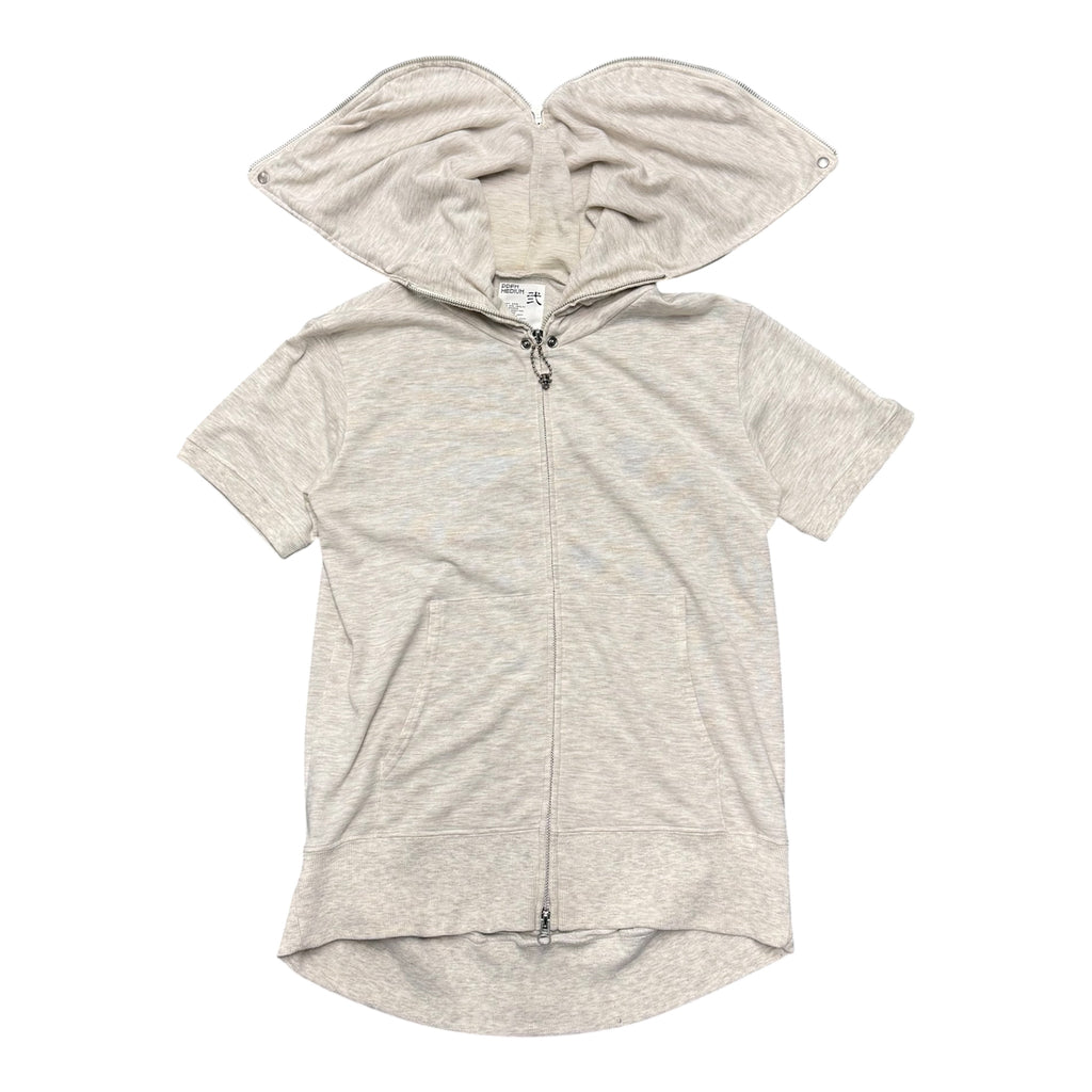PPFM SPLIT HOODED VEST JACKET.
